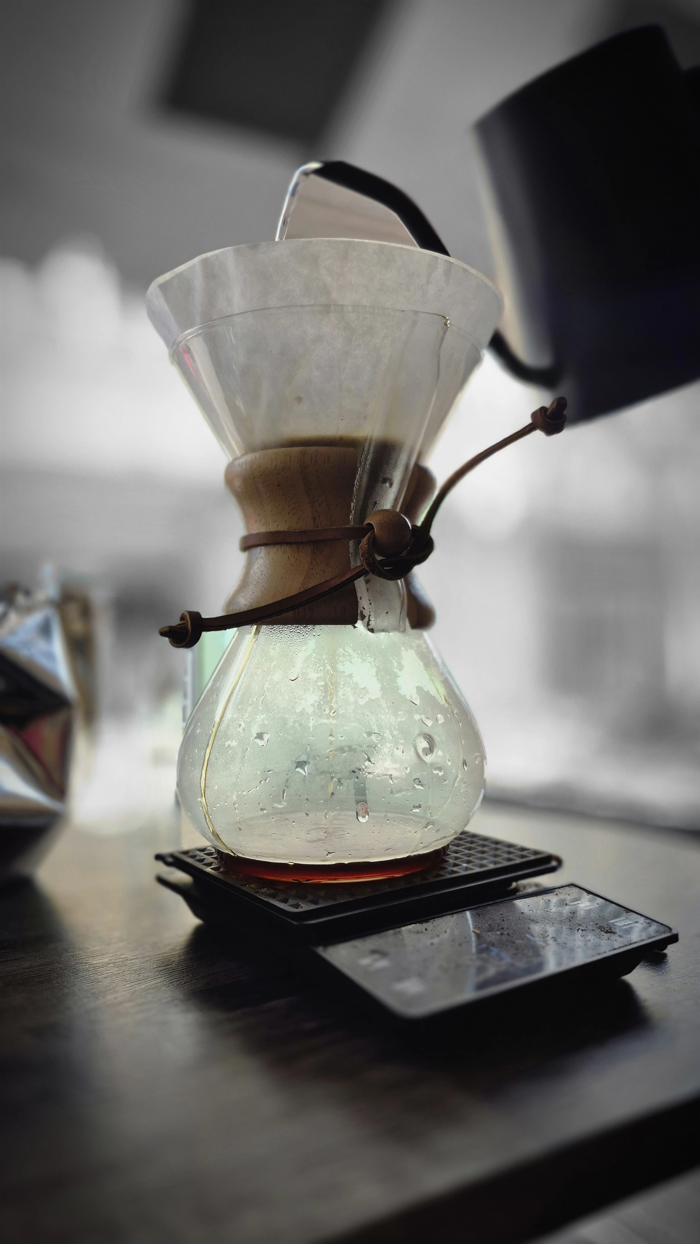 Método de extracción Chemex en Raíces Café